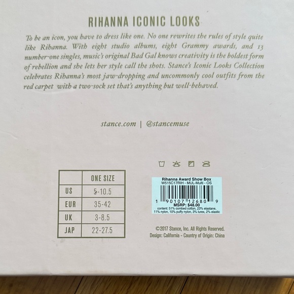 Fenty for Stance socks by Rihanna